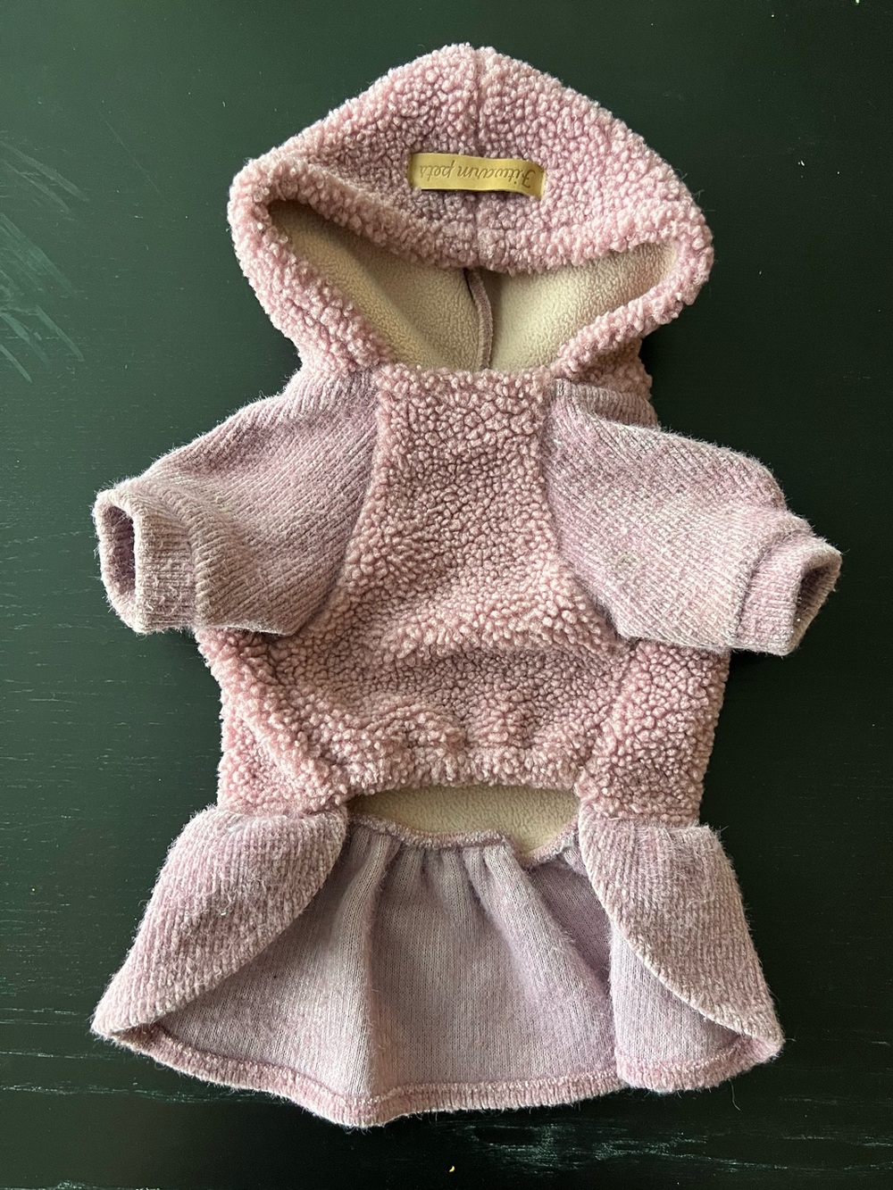 Sherpa Hoodie Dress